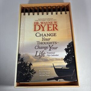 Change Your Thoughts Change Your Life Perpetual Flip Calendar Dr. Wayne Dyer